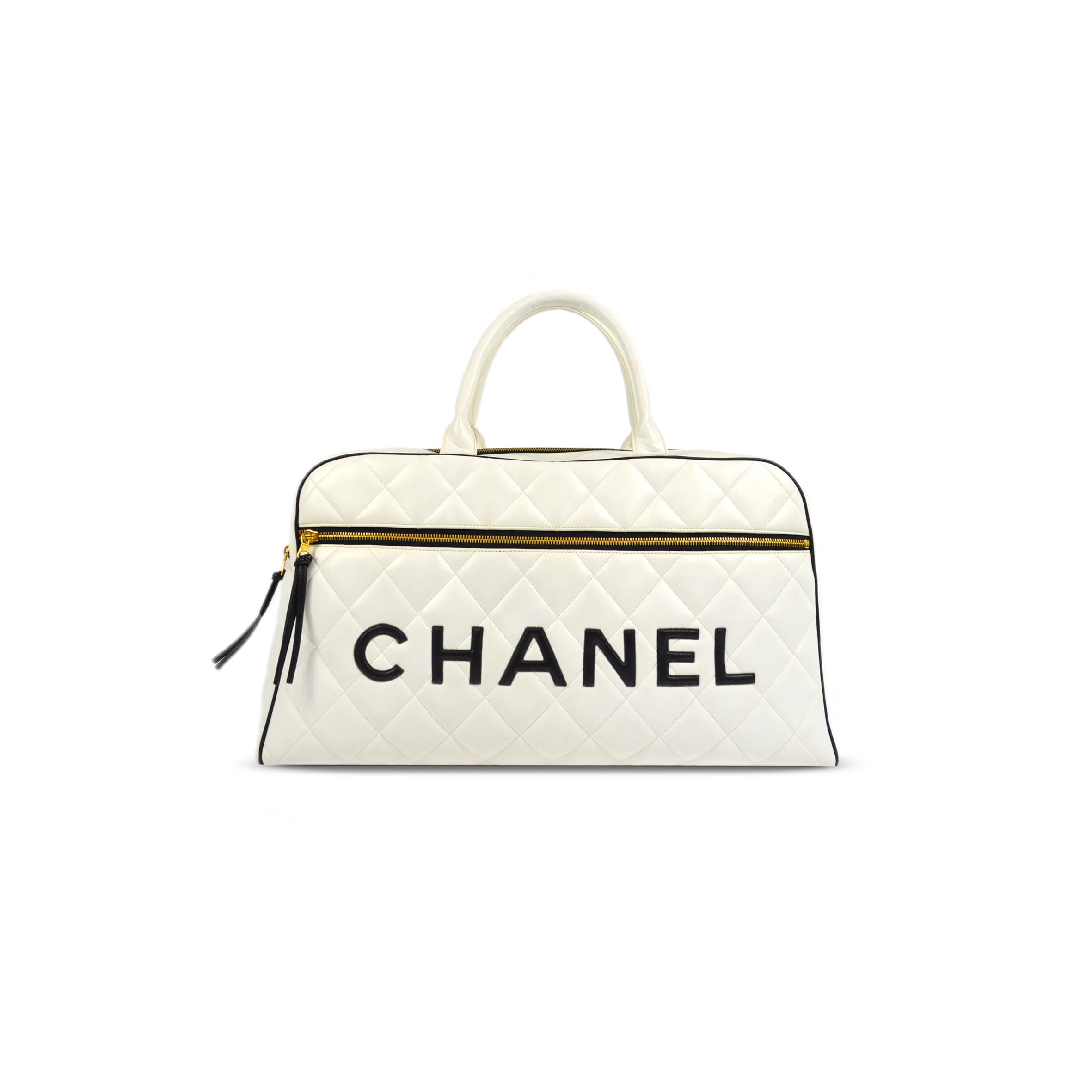 CHANEL LEATHER TRAVEL BAG A05943 (46*27*15cm)